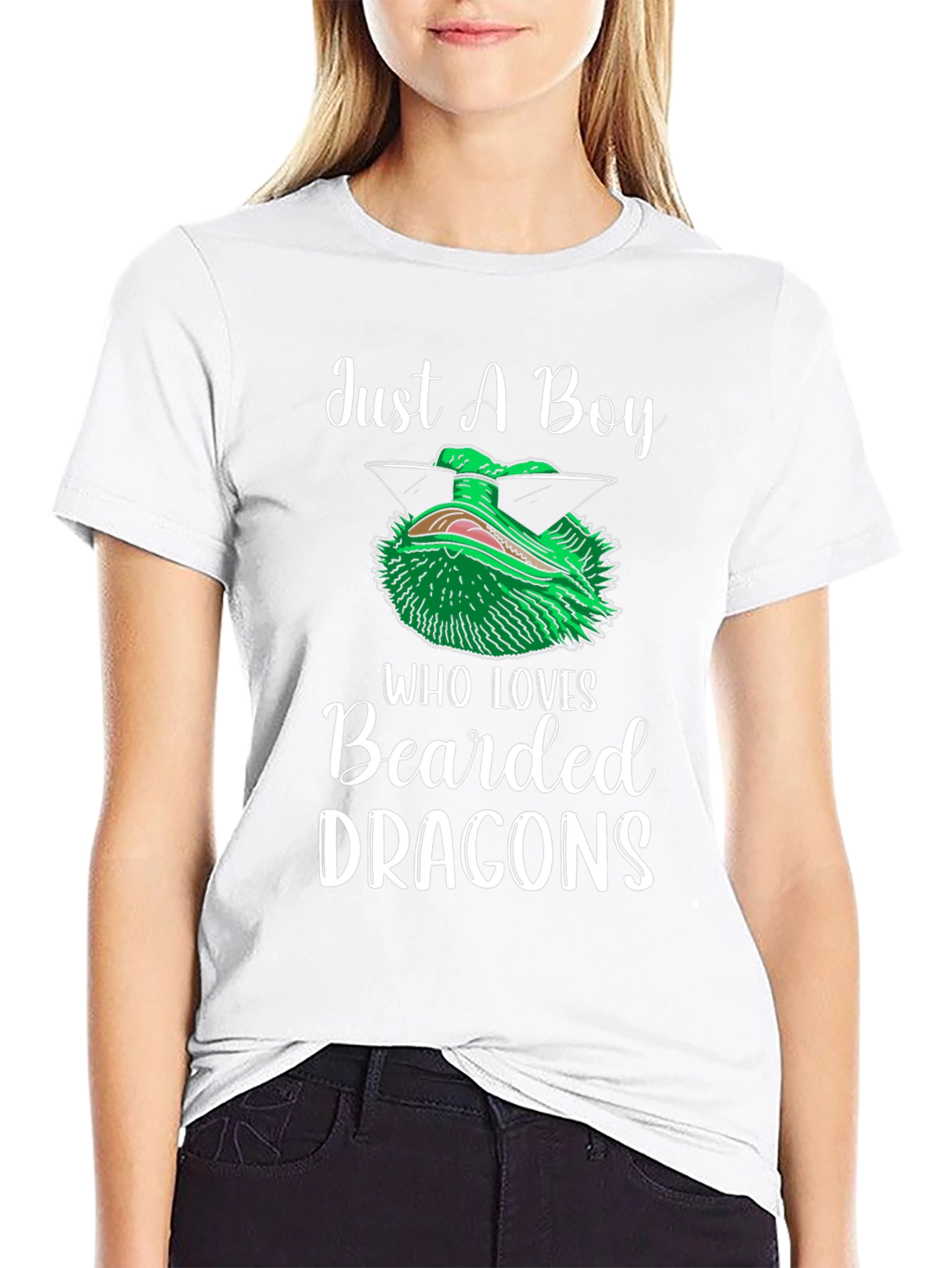 Camiseta Just A Boy Who Loves Bearded Dragons