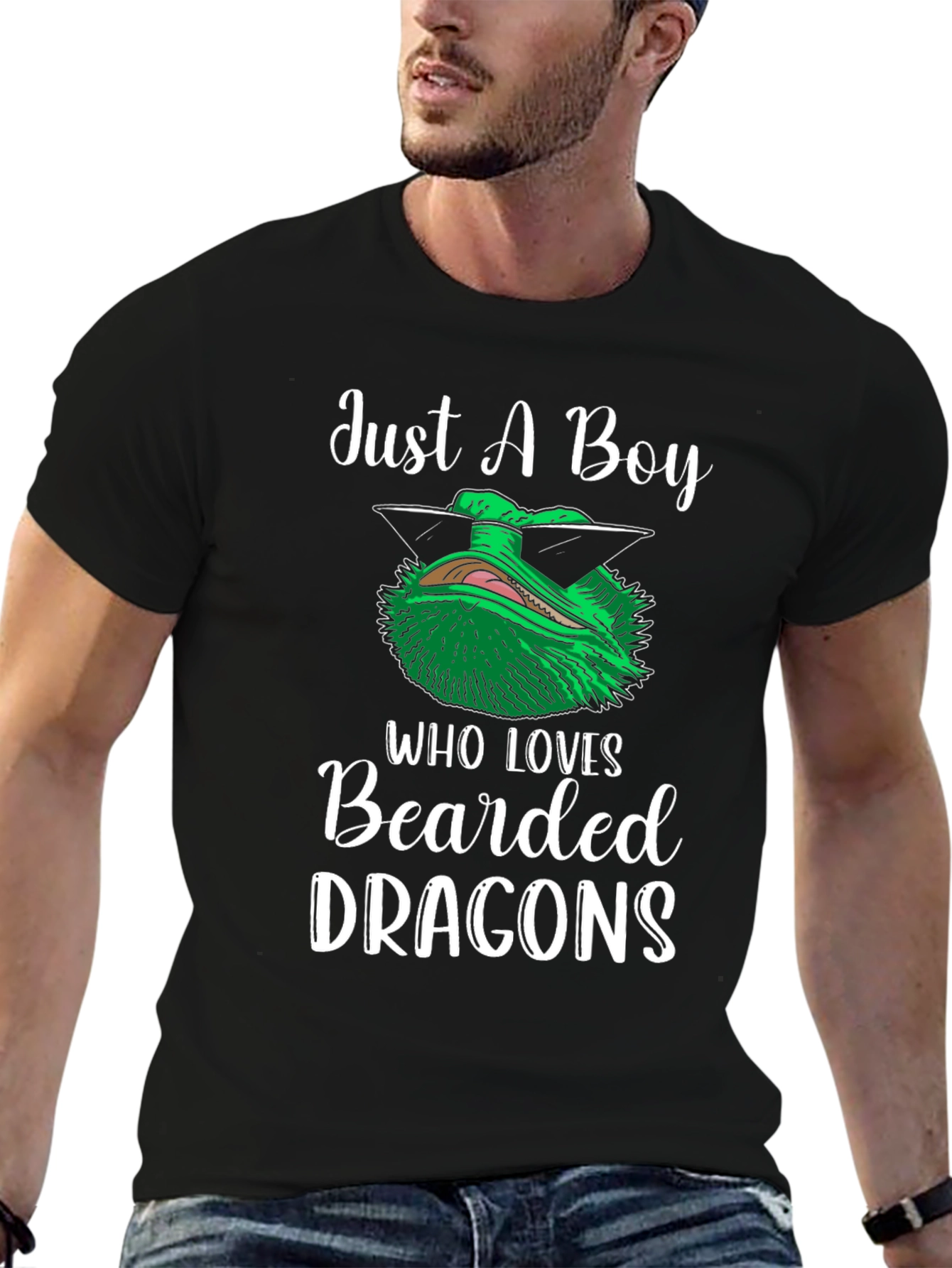 Camiseta Just A Boy Who Loves Bearded Dragons