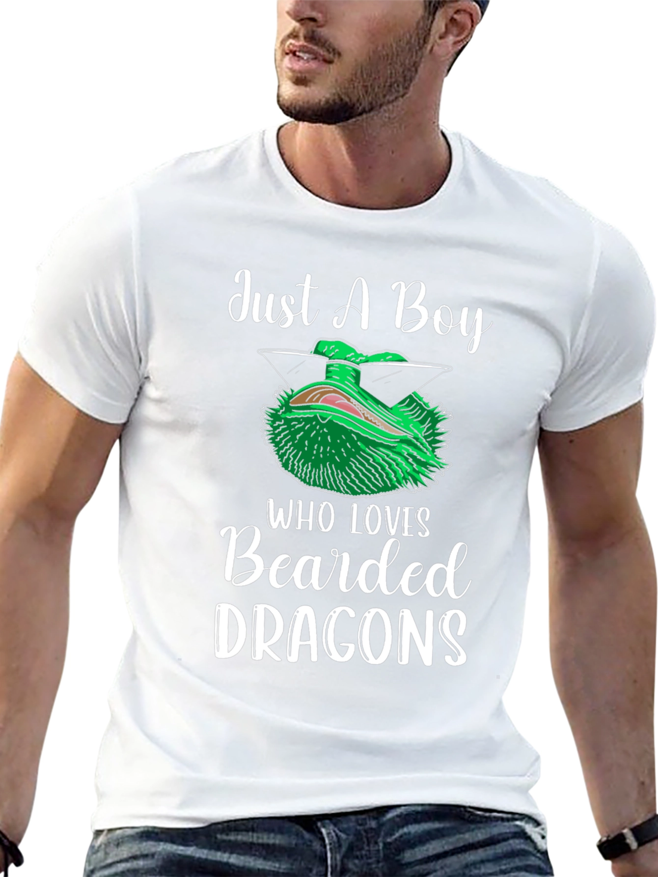 Camiseta Just A Boy Who Loves Bearded Dragons