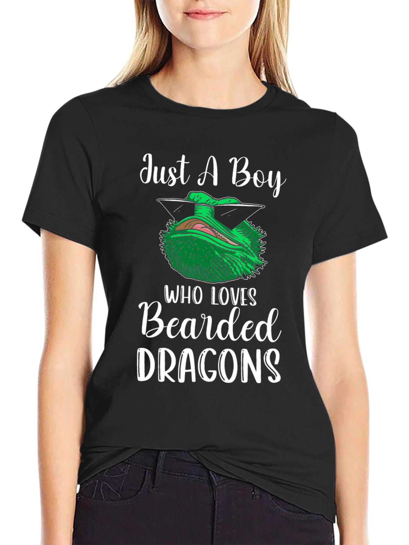 Camiseta Just A Boy Who Loves Bearded Dragons