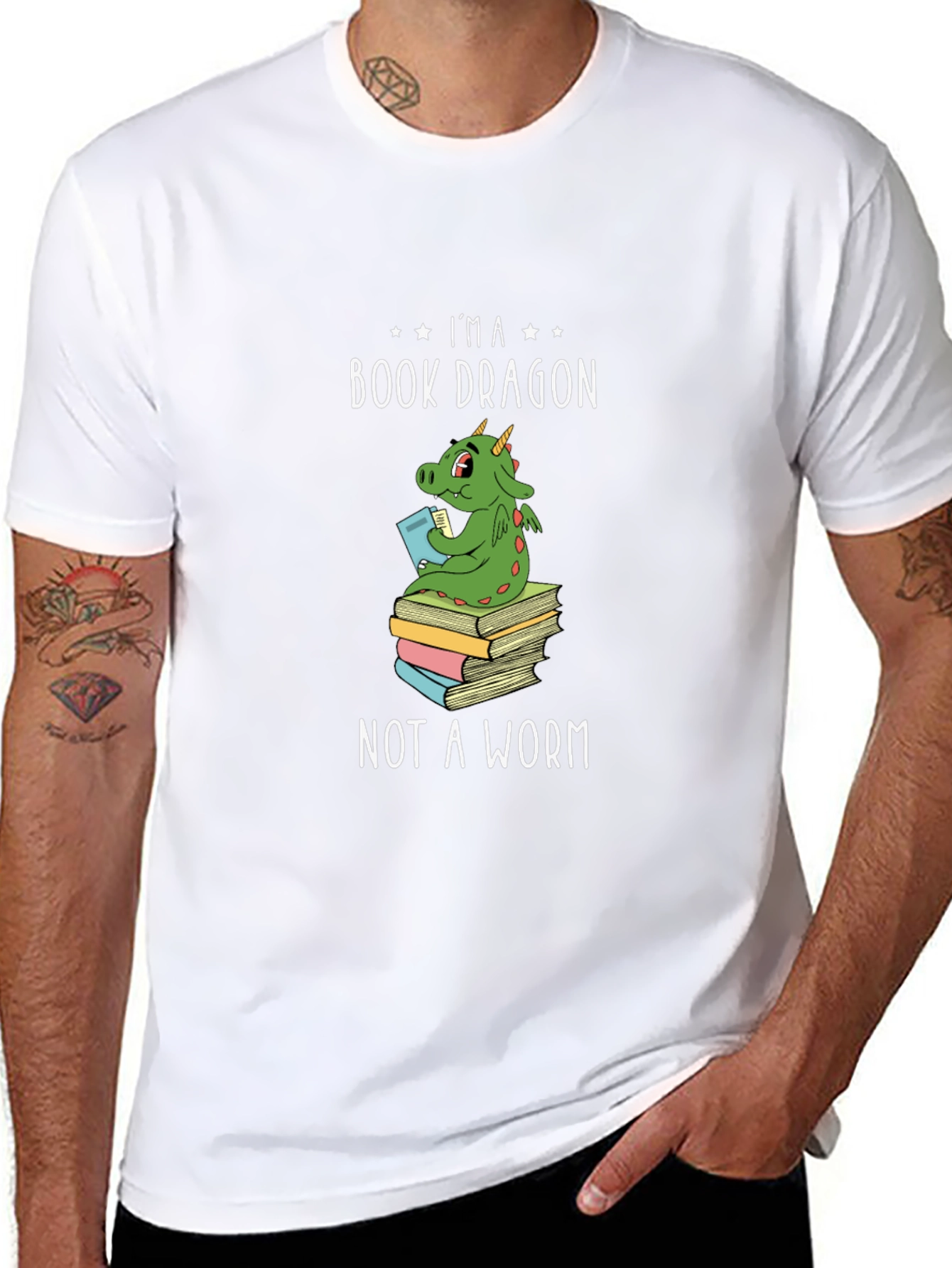 Camiseta Book Dragon: Para Amantes de la Lectura