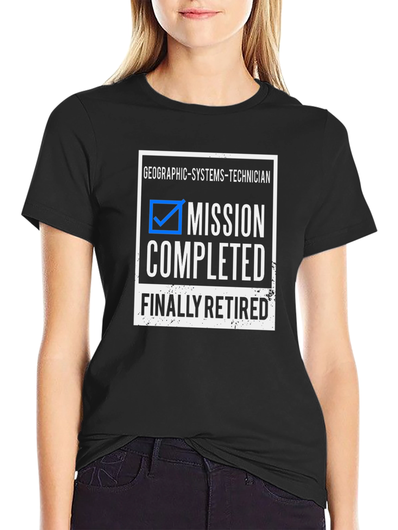 Camiseta Jubilación Técnico Sistemas Geográficos - Misión Cumplida