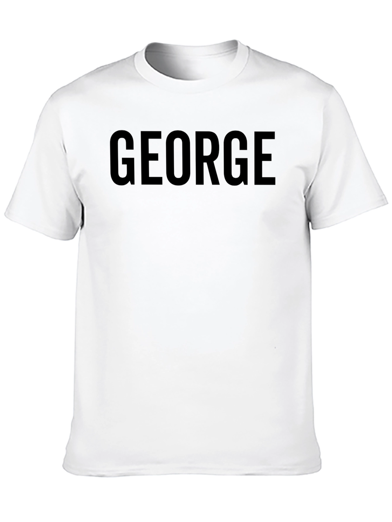 Camiseta Negra George para Hombre