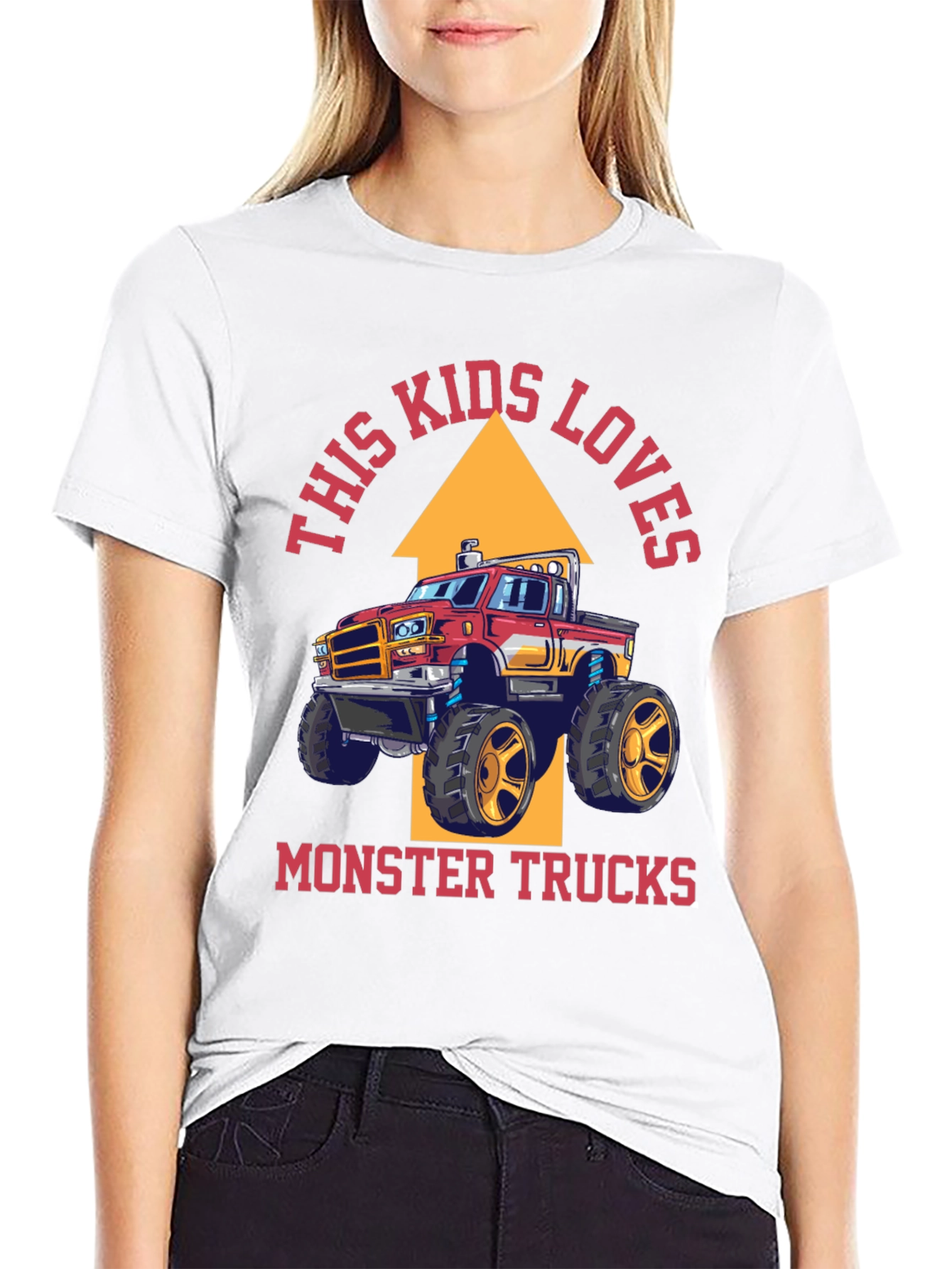 Camiseta This Kids Loves Monster Trucks