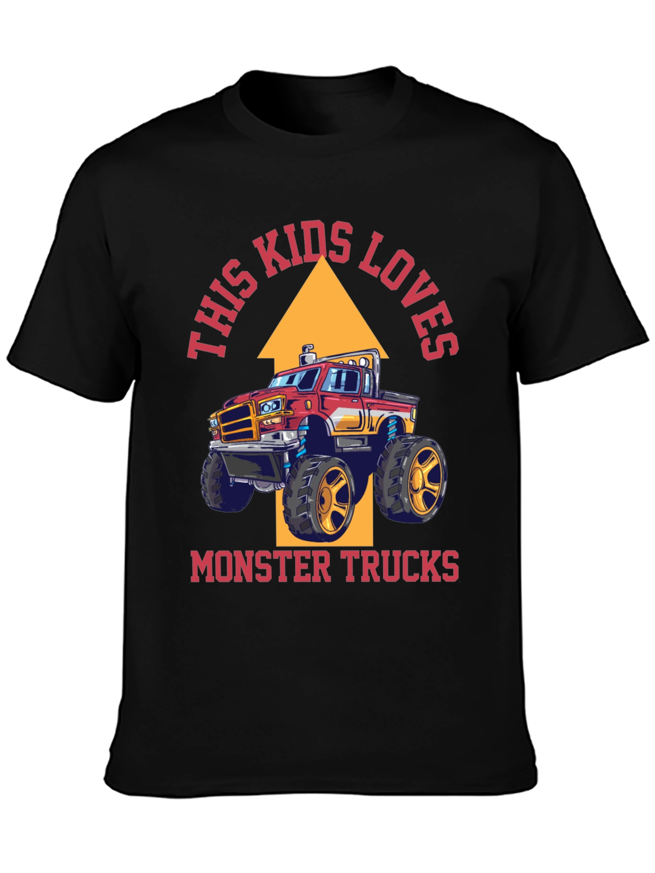 Camiseta This Kids Loves Monster Trucks