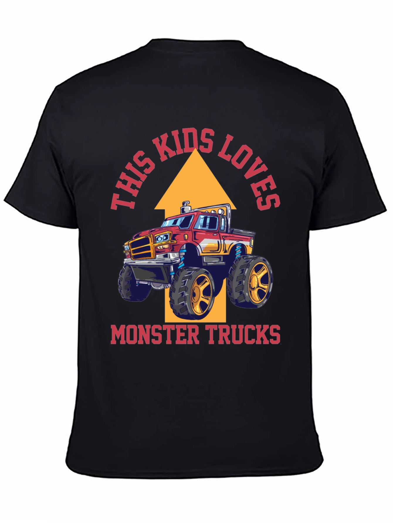 Camiseta This Kids Loves Monster Trucks