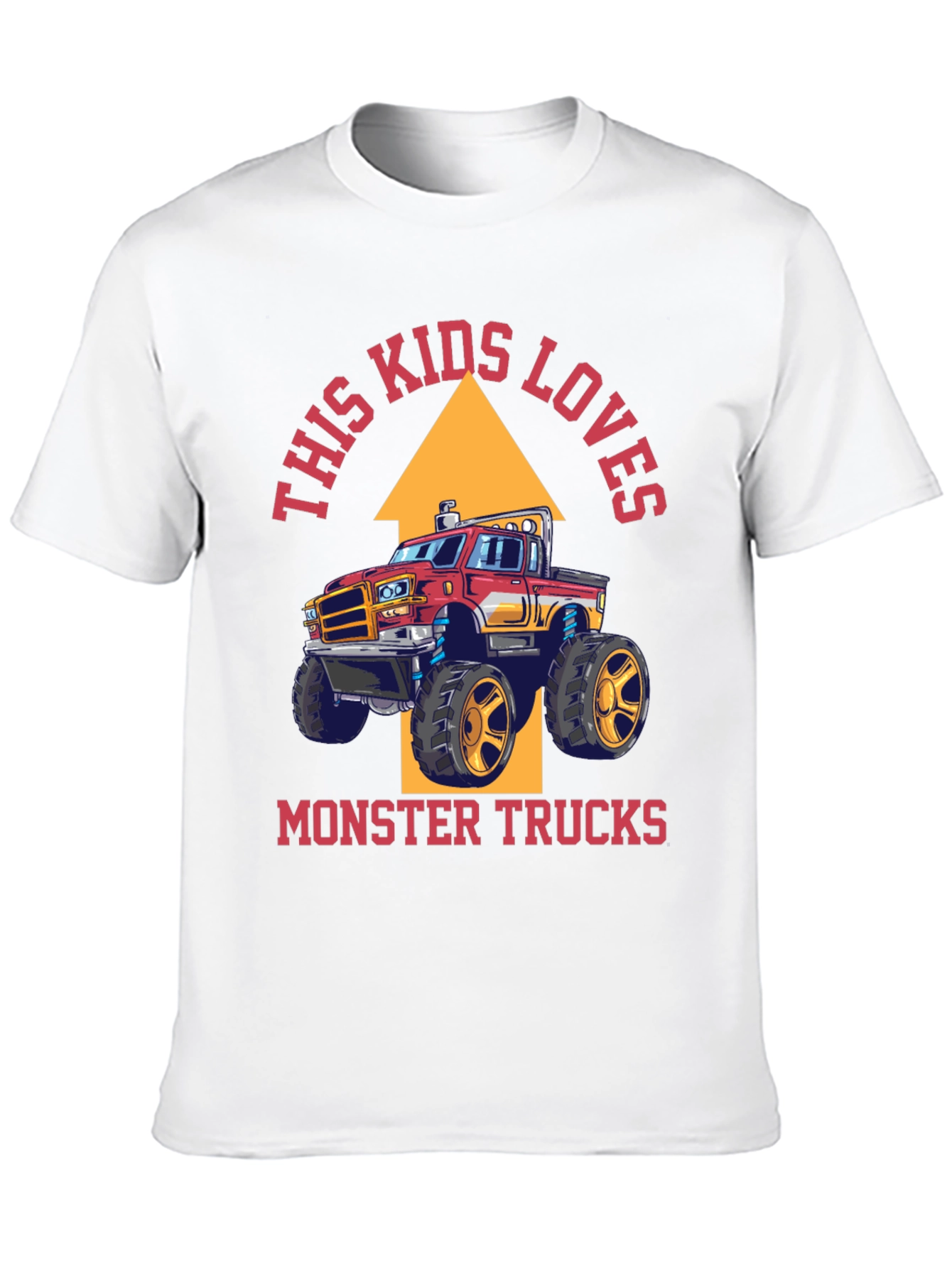 Camiseta This Kids Loves Monster Trucks
