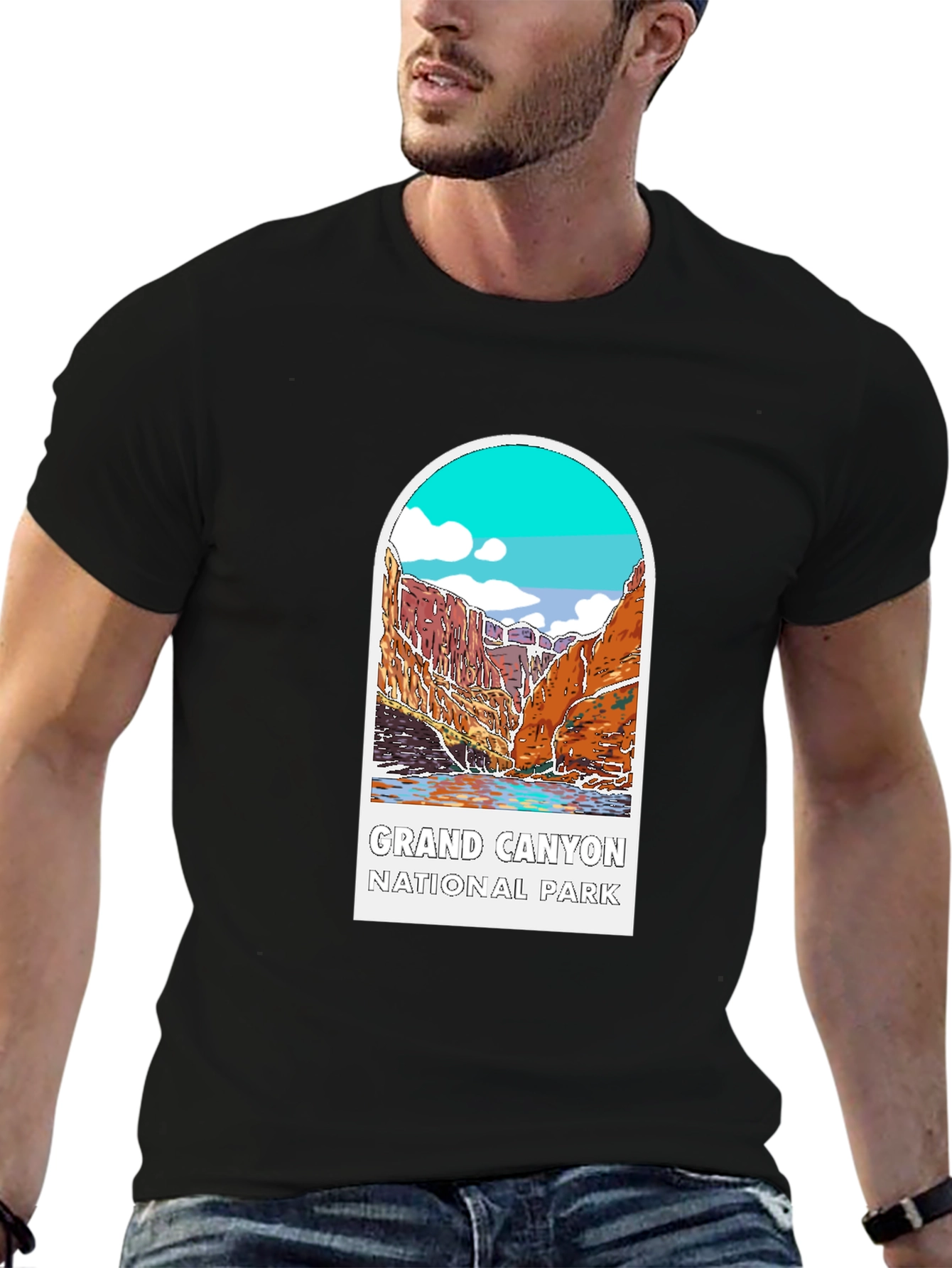 Camiseta Negra Grand Canyon National Park