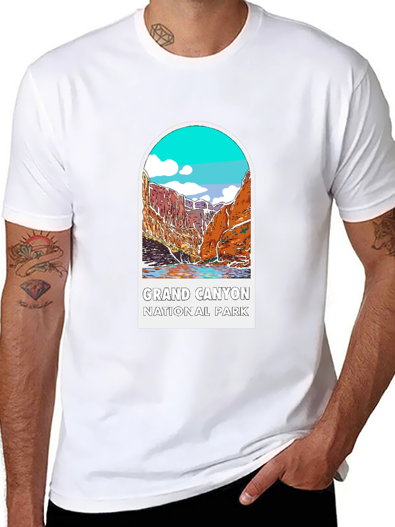 Camiseta Negra Grand Canyon National Park
