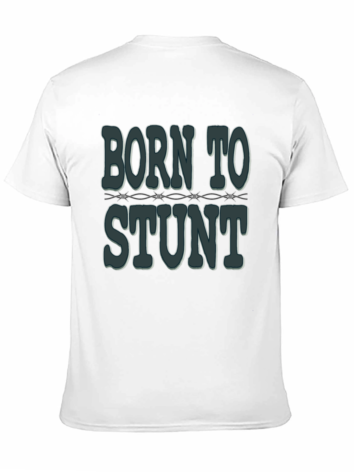 Camiseta Negra: Nacido para el Stunt