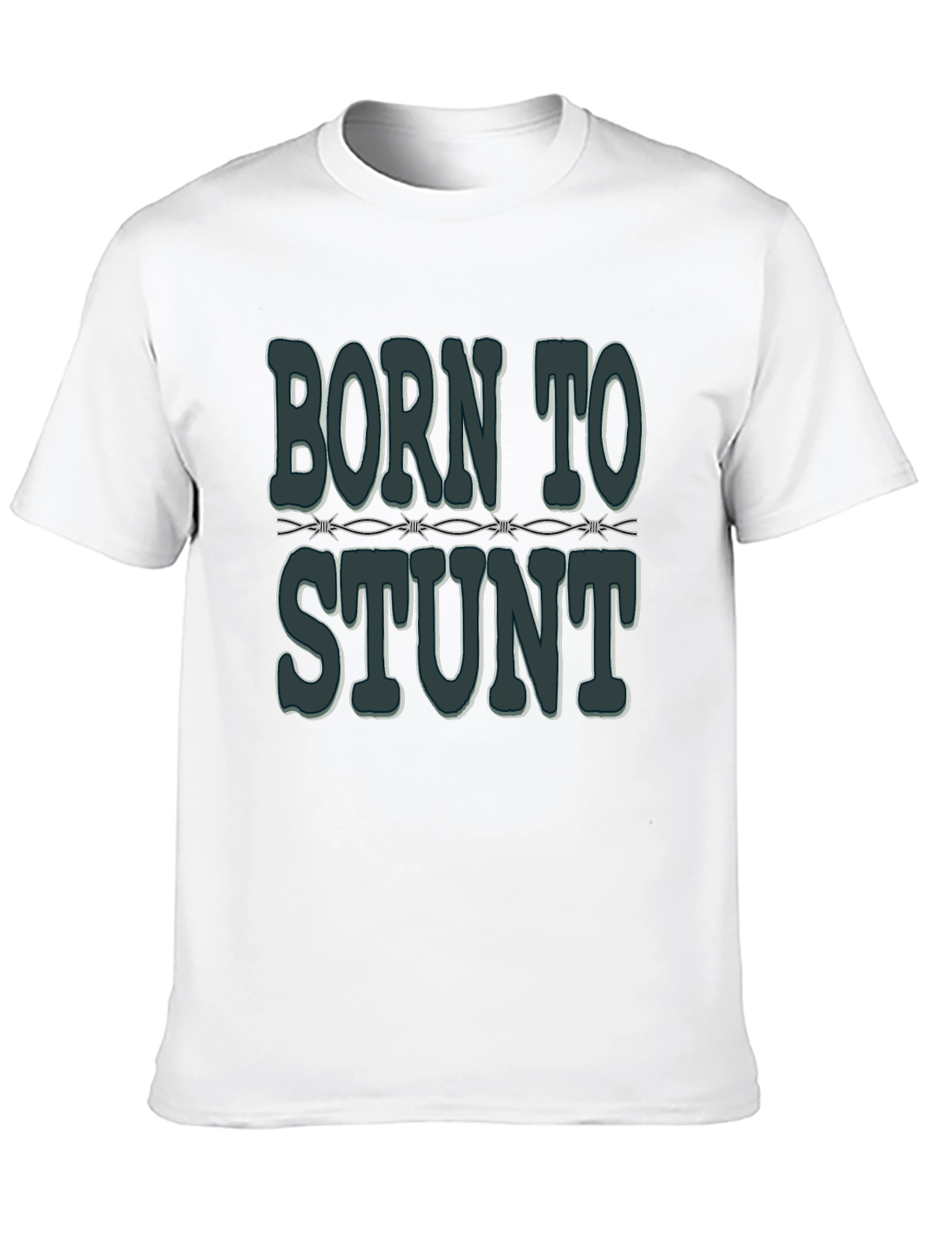 Camiseta Negra: Nacido para el Stunt