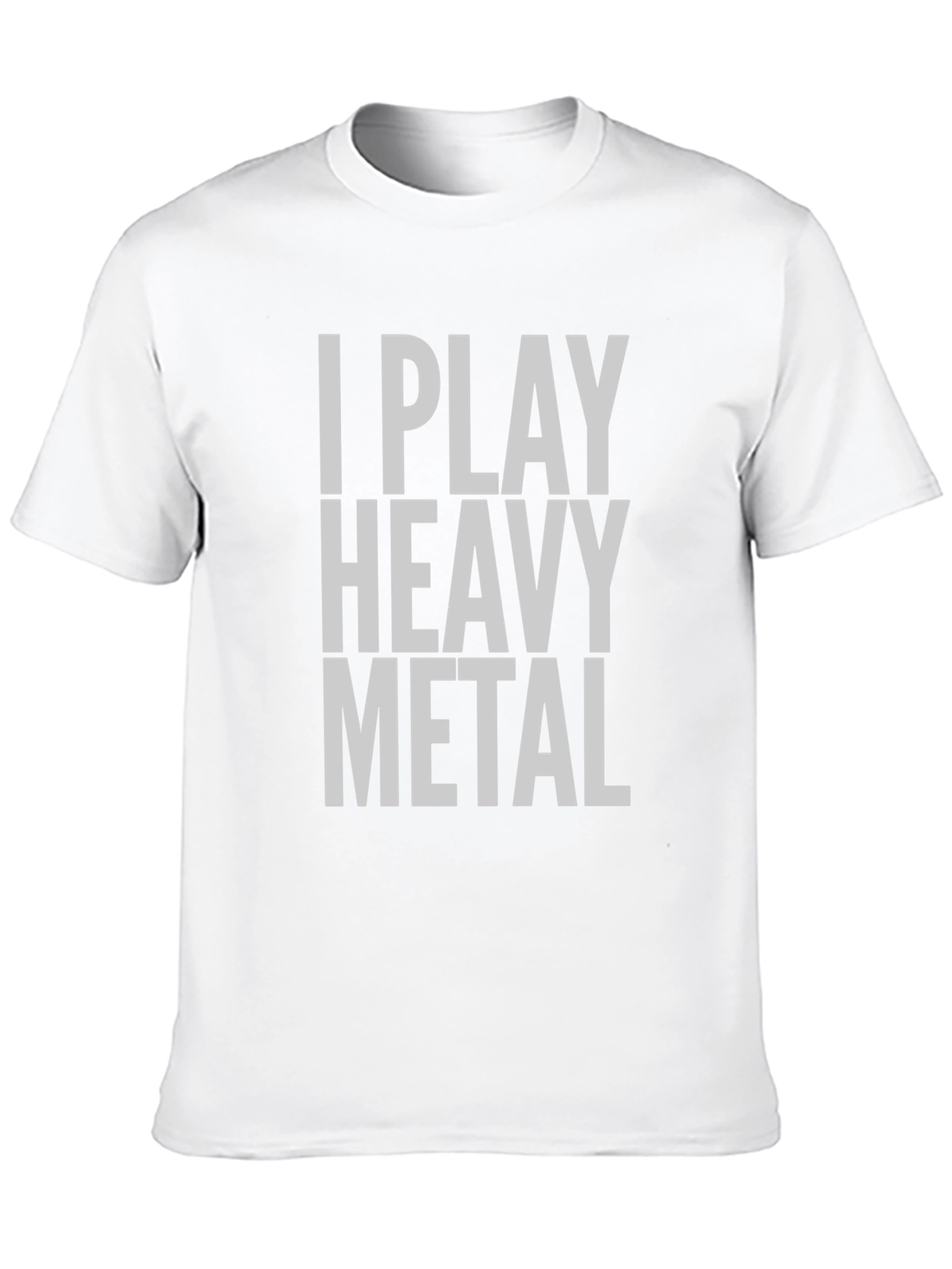 Camiseta Negra I Play Heavy Metal