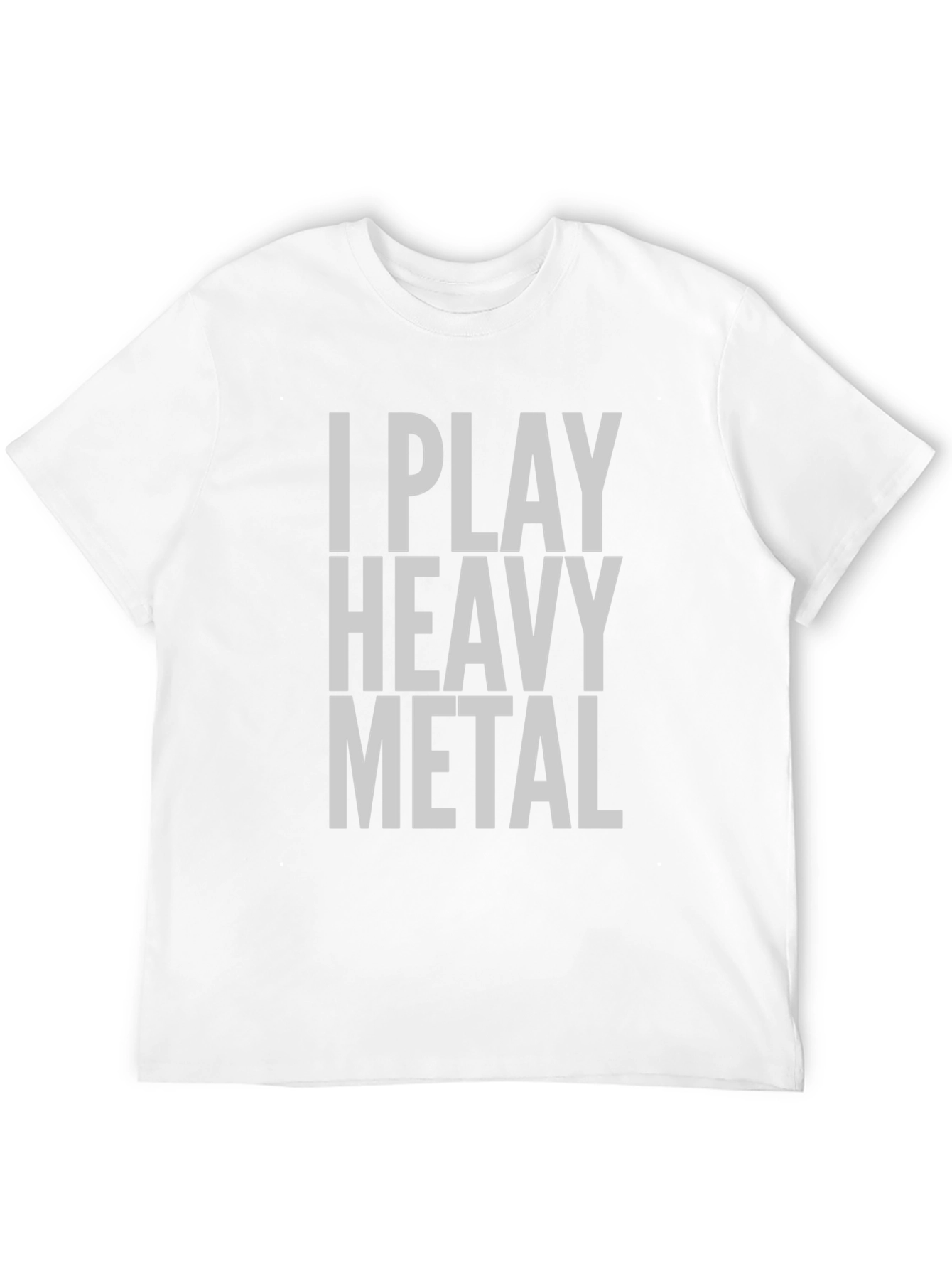 Camiseta Negra I Play Heavy Metal