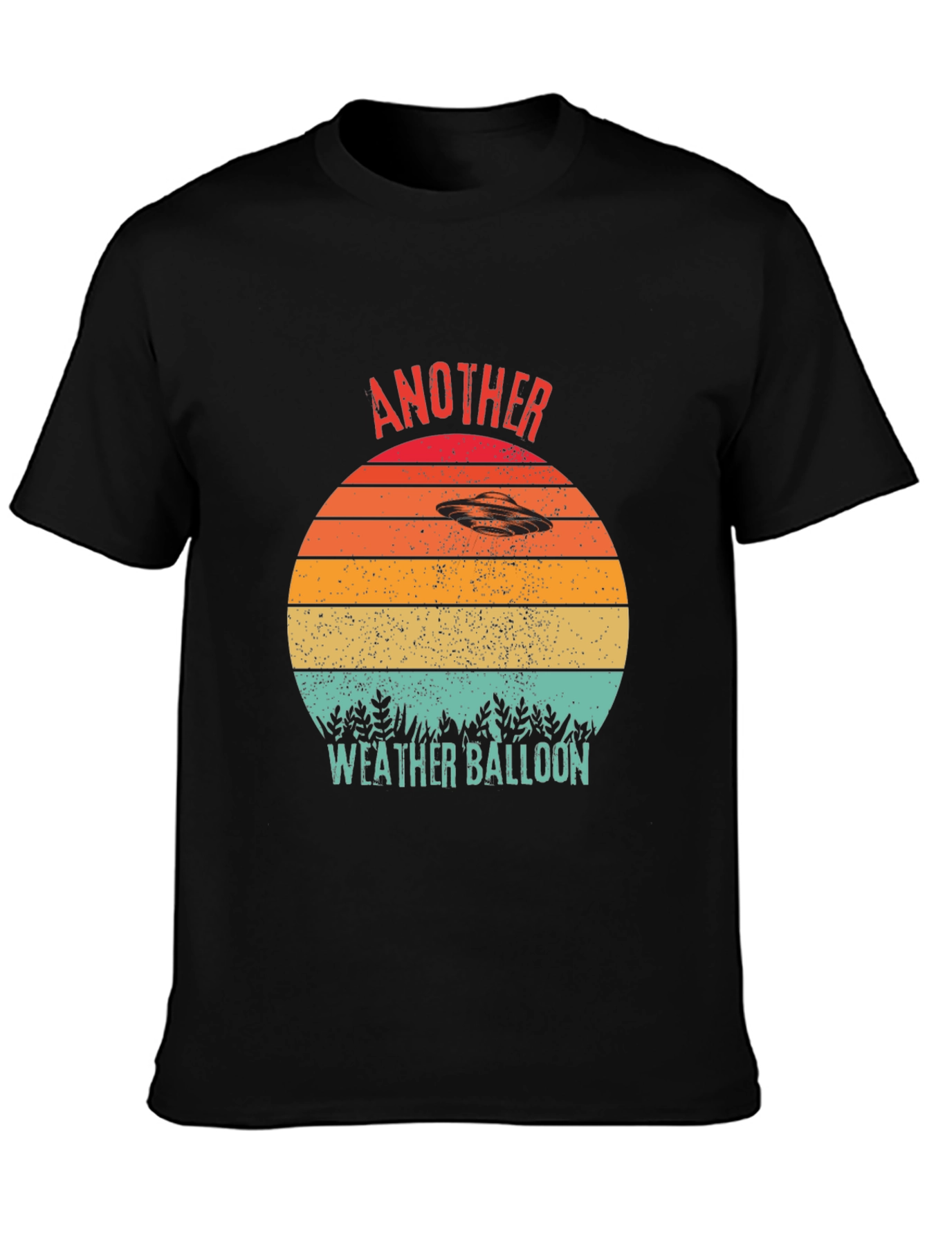 Camiseta OVNI Retro Otro Globo Meteorológico