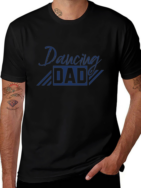 Camiseta Negra Dancing Dad para Hombre