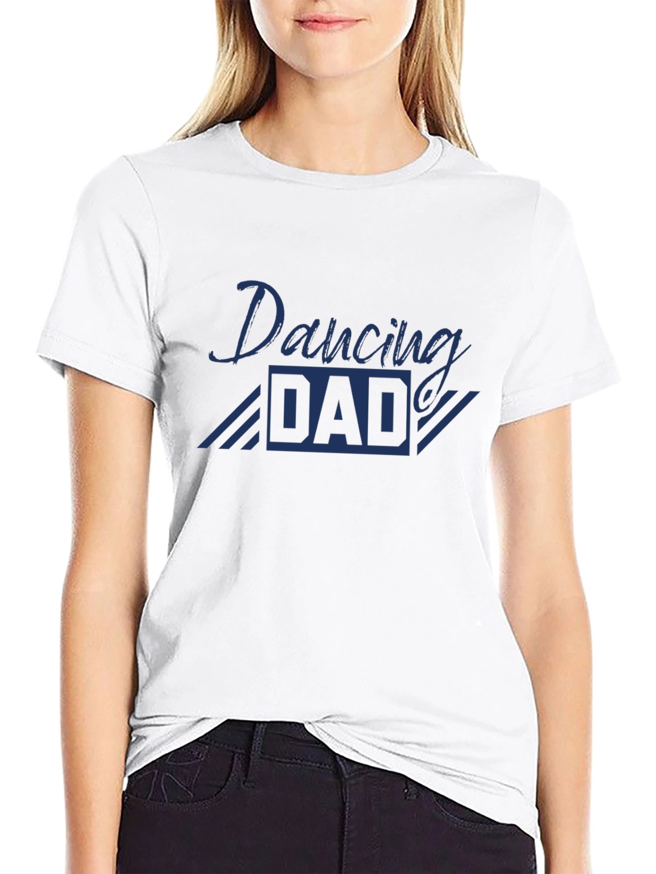 Camiseta Negra Dancing Dad para Hombre