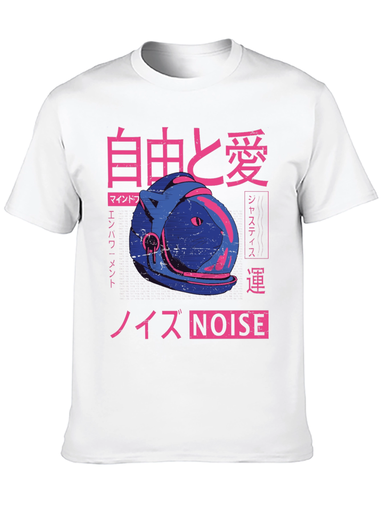 Camiseta Negra con Diseño Japonés Estilo Retro
