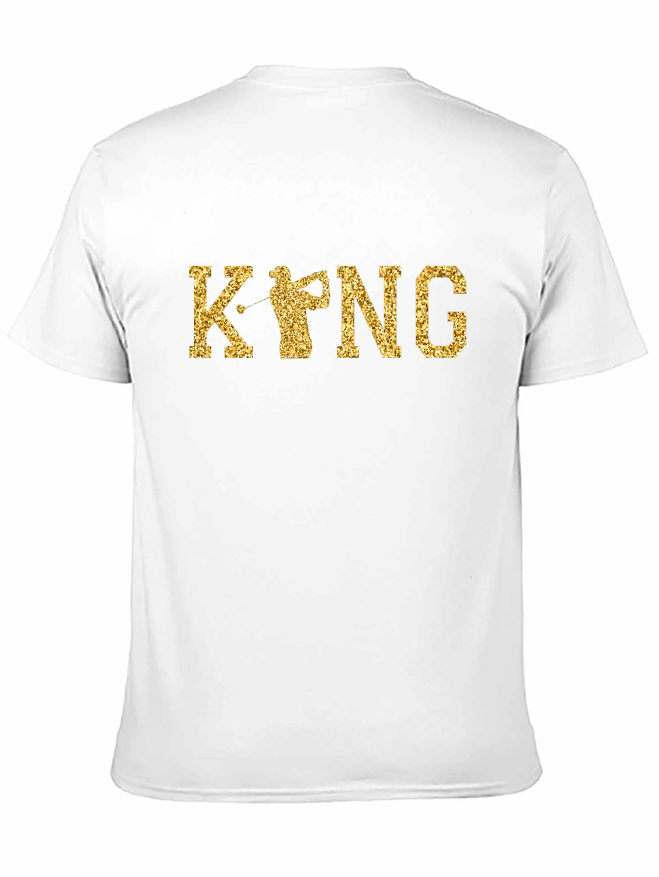 Camiseta Negra Golf Kpng Oro