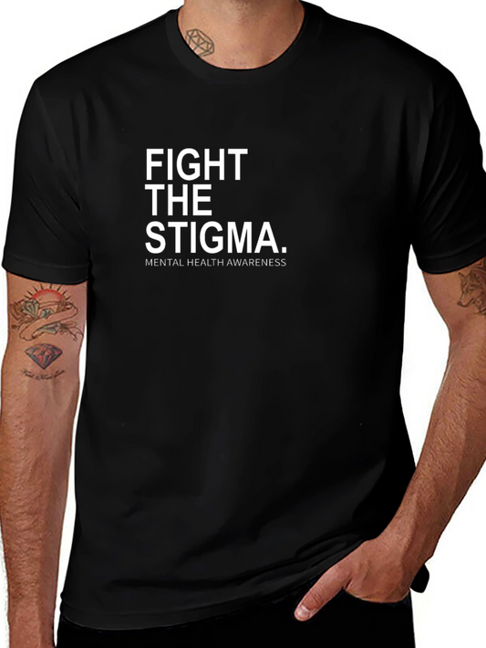 Camiseta Negra Fight The Stigma