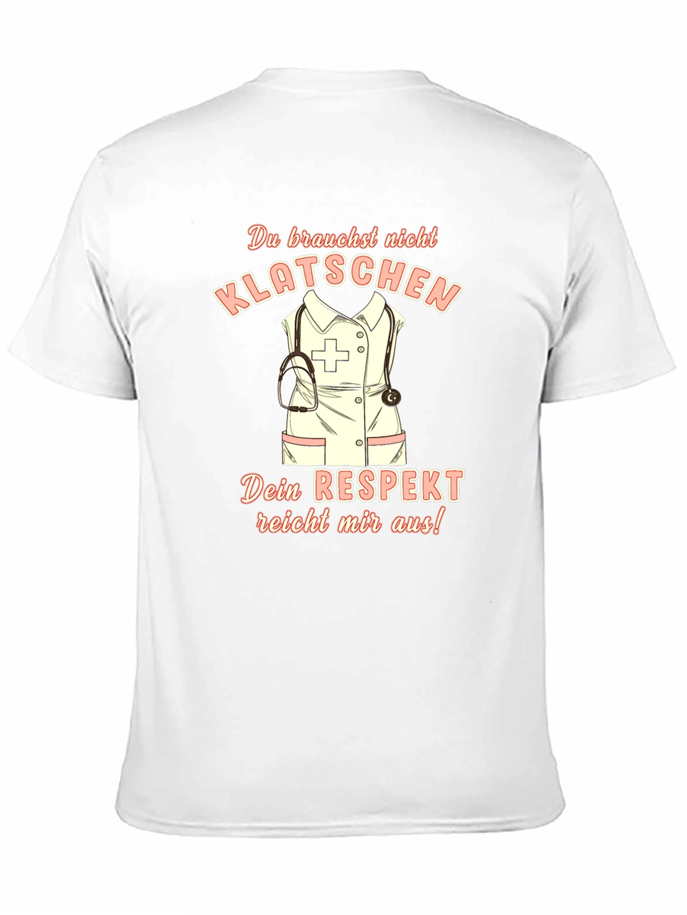 Camiseta Negra con Diseño de Enfermera