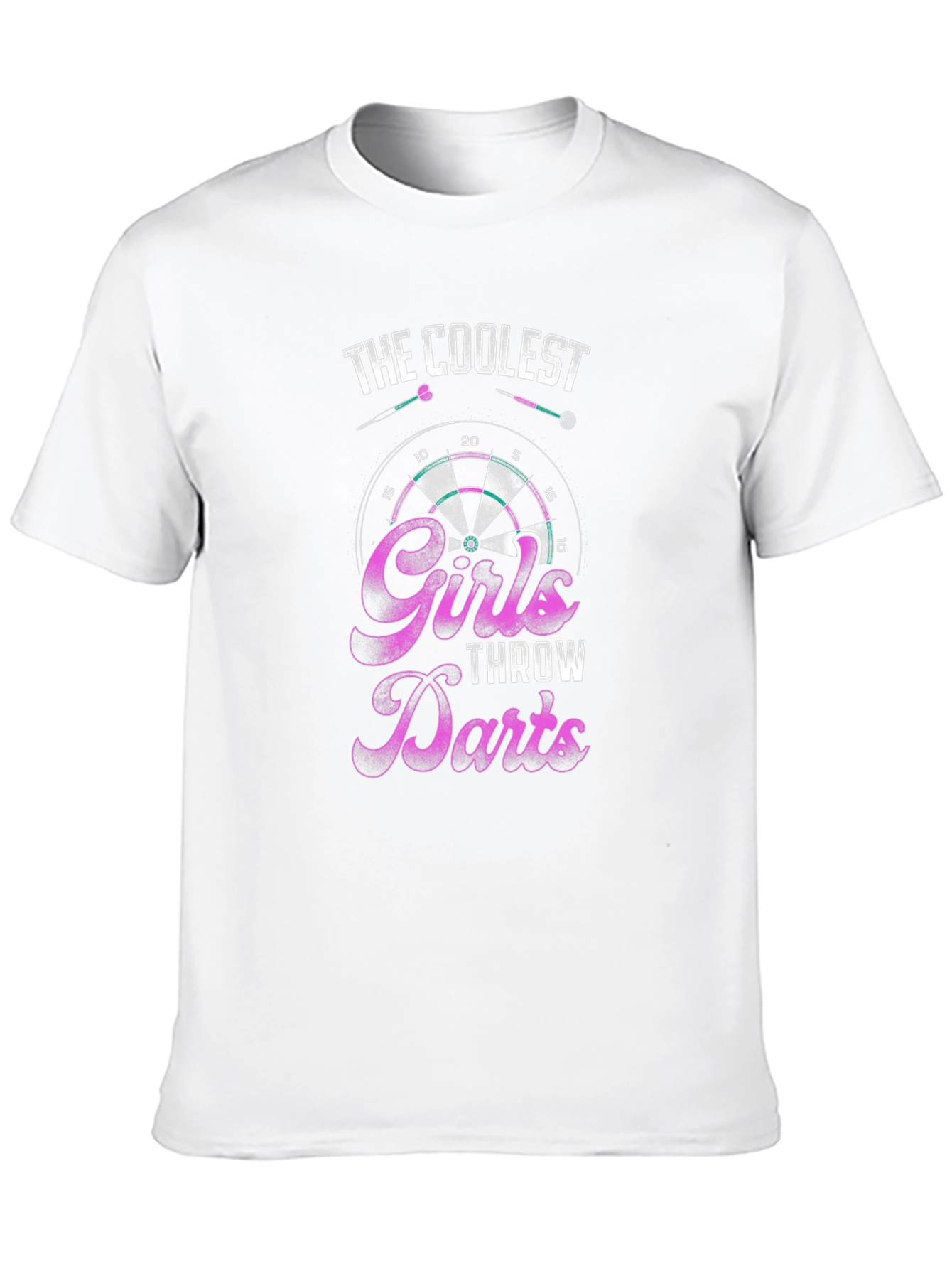 Camiseta Negra The Coolest Girls Throw Darts
