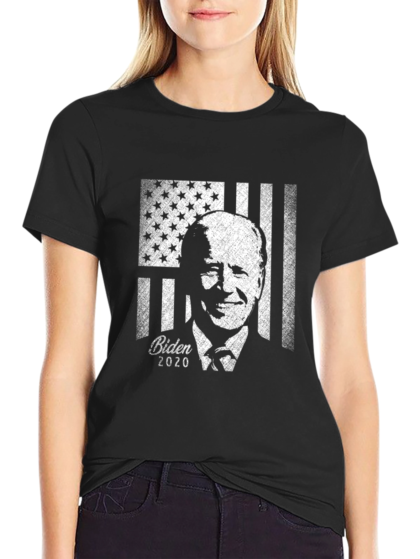 Camiseta Biden 2020 Diseño Bandera USA - Hombre