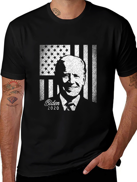 Camiseta Biden 2020 Diseño Bandera USA - Hombre