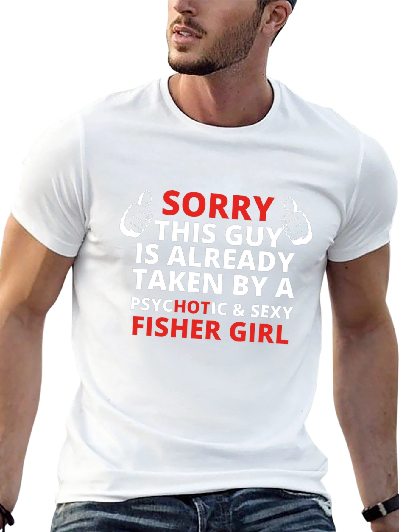 Camiseta Hombre: Tomado por una Sexy Pescadora