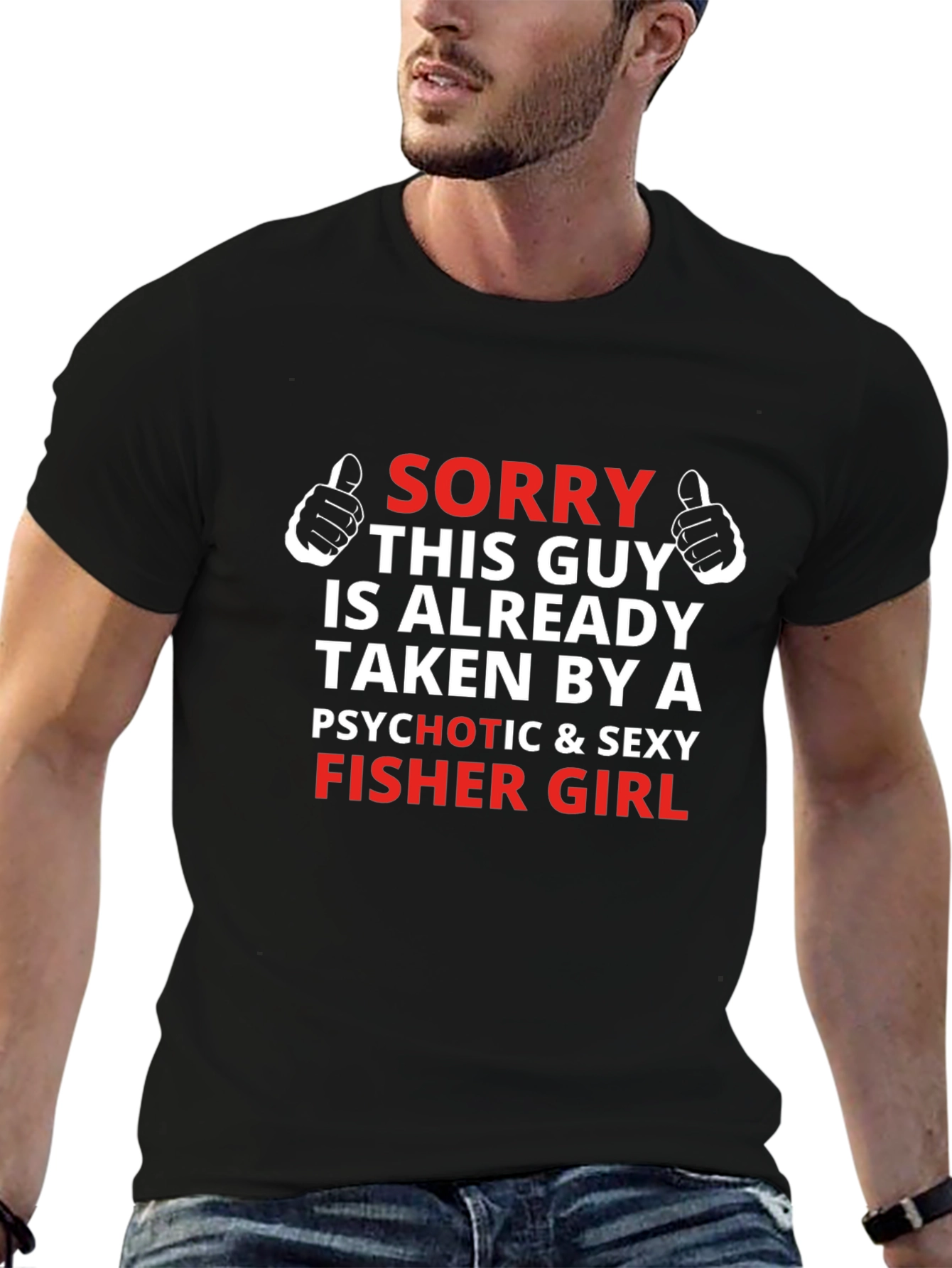 Camiseta Hombre: Tomado por una Sexy Pescadora