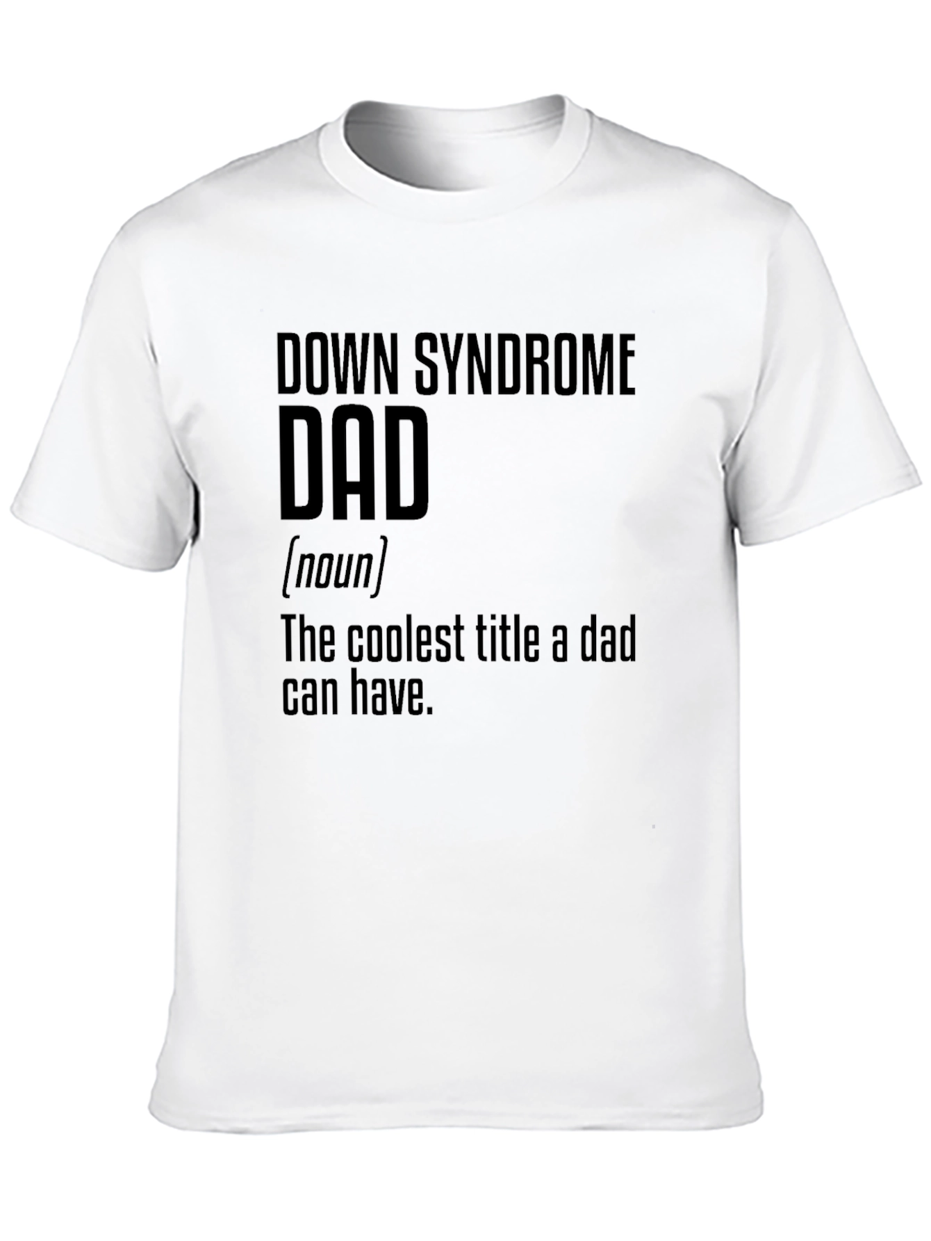 Camiseta Negra Papá Síndrome de Down