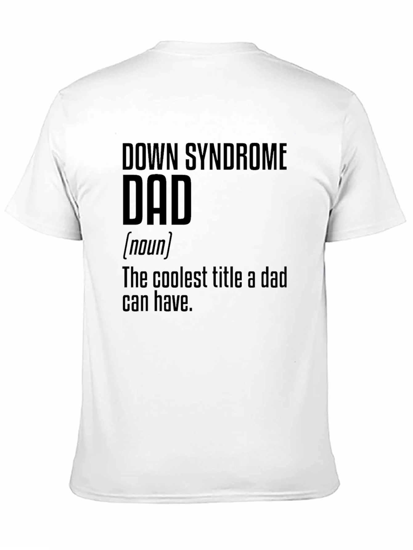 Camiseta Negra Papá Síndrome de Down