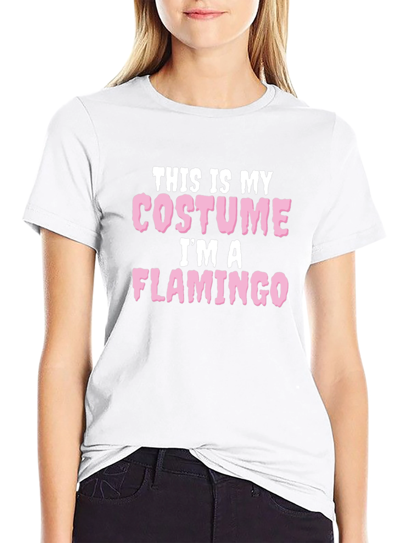 Camiseta Disfraz de Halloween: Soy un Flamenco