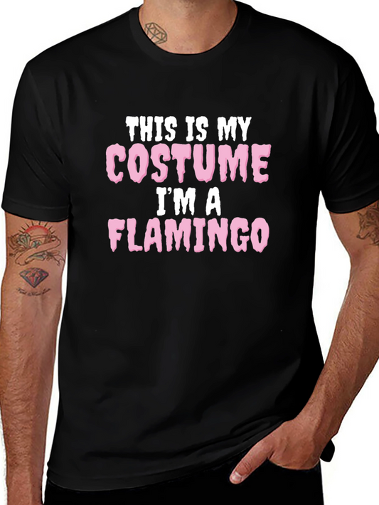 Camiseta Disfraz de Halloween: Soy un Flamenco