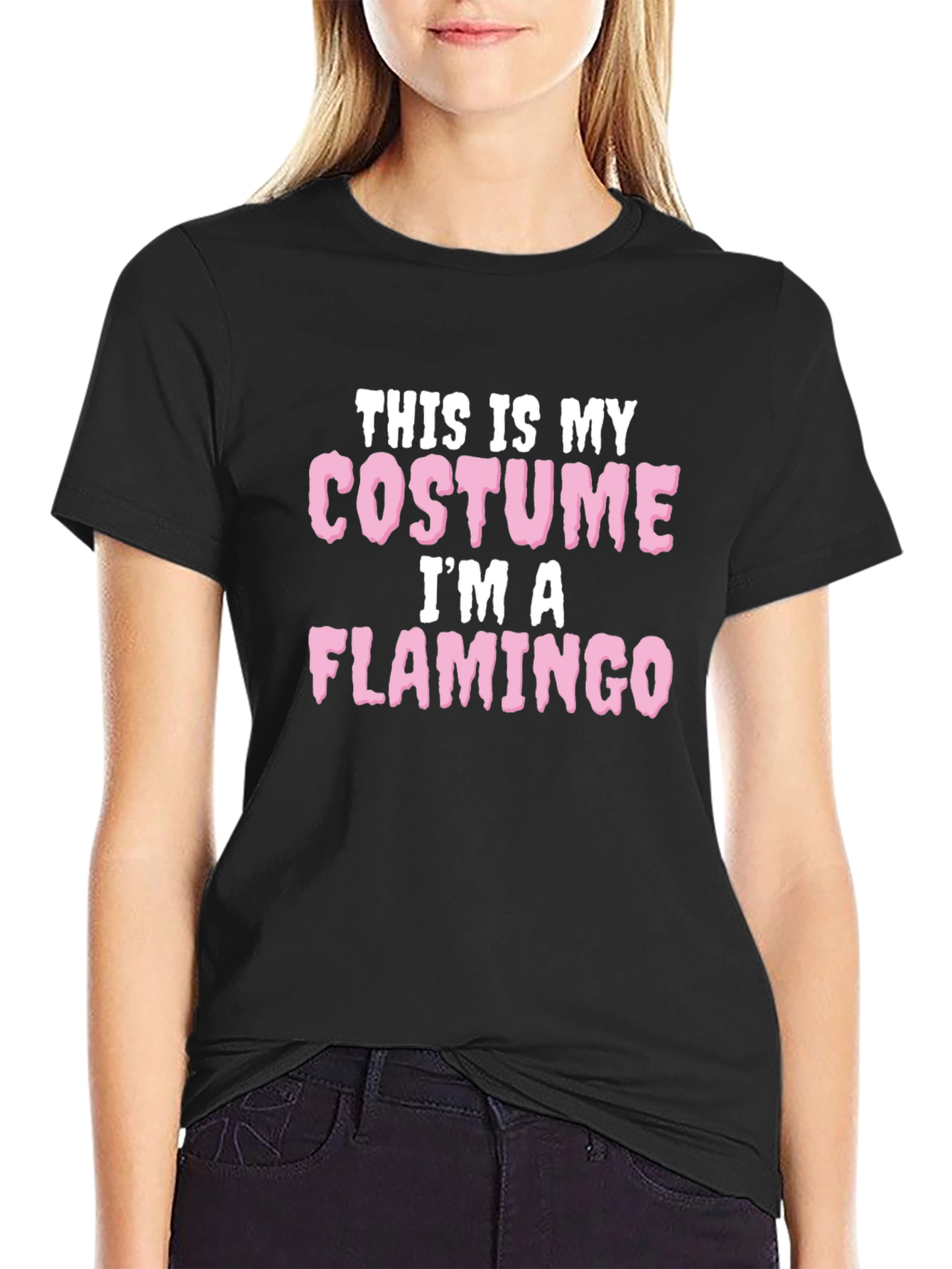 Camiseta Disfraz de Halloween: Soy un Flamenco