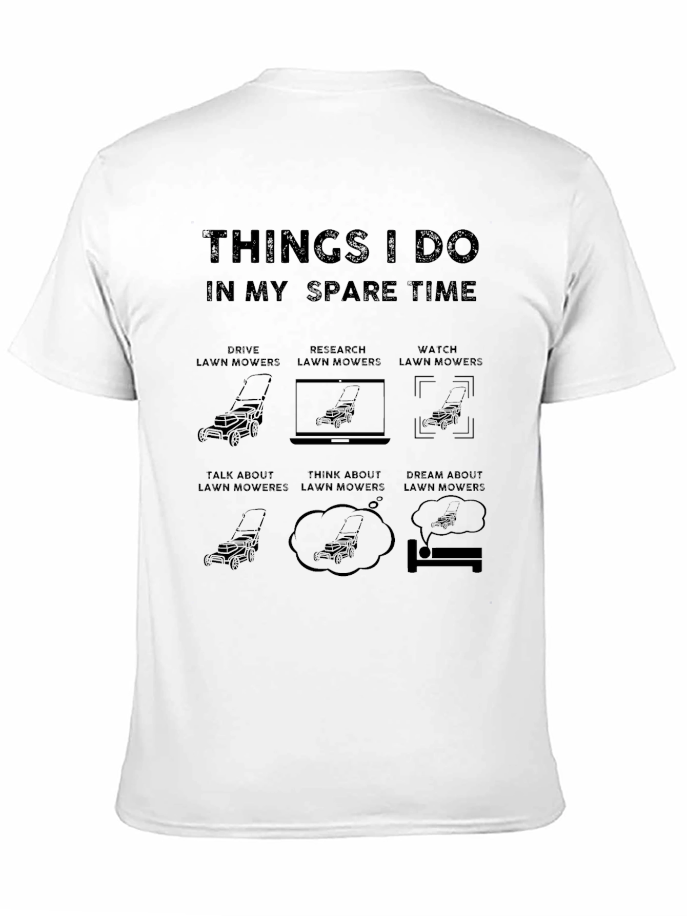 Camiseta Negra Humor Jardinería