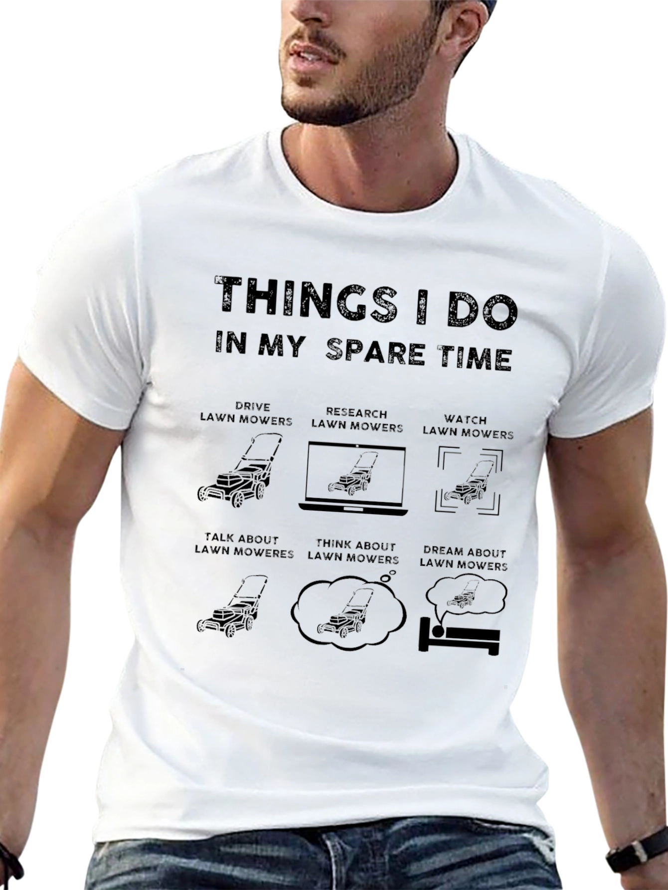 Camiseta Negra Humor Jardinería