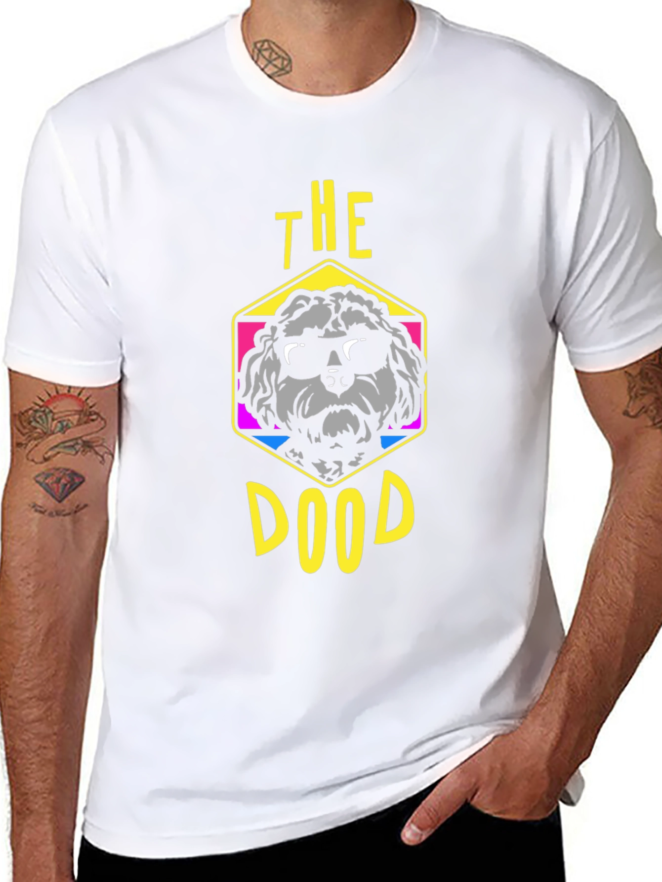 Camiseta Negra The Dood para Amantes de los Perros