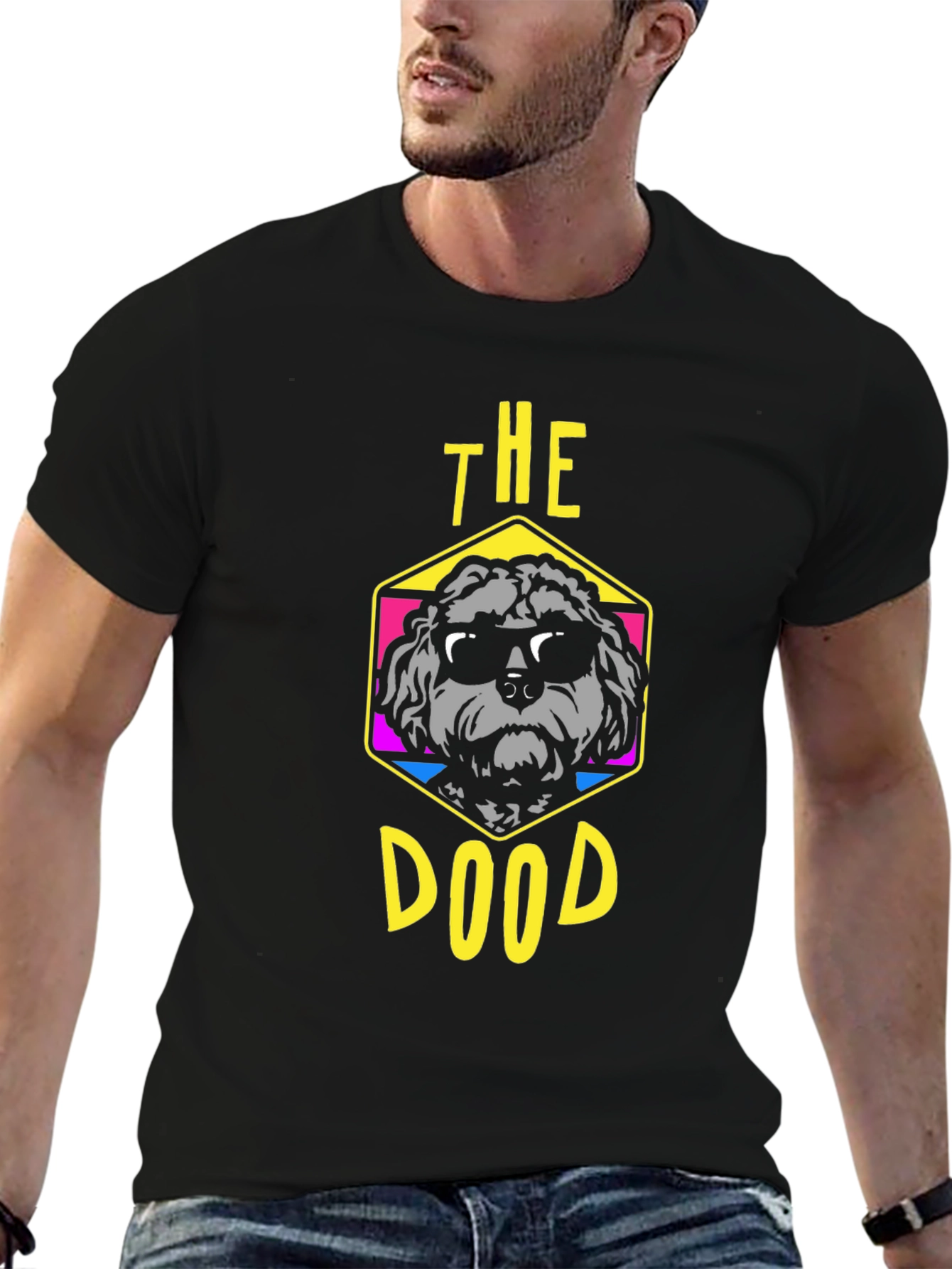 Camiseta Negra The Dood para Amantes de los Perros
