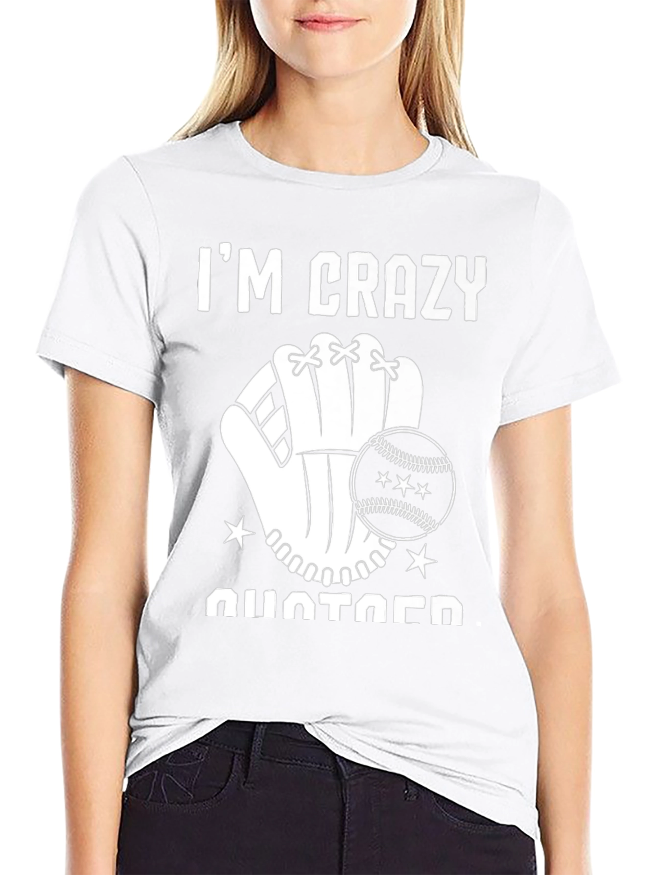 Camiseta Negra Im Crazy