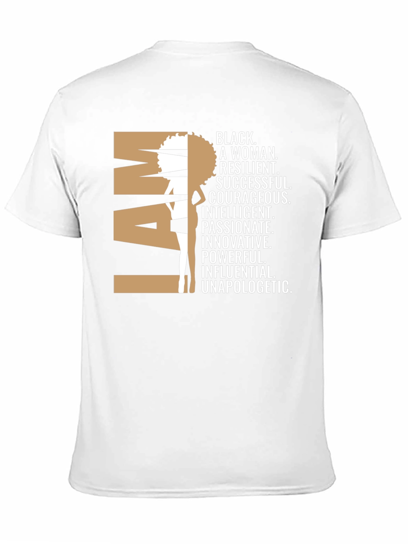 Camiseta I AM Black Woman - Empoderamiento Femenino