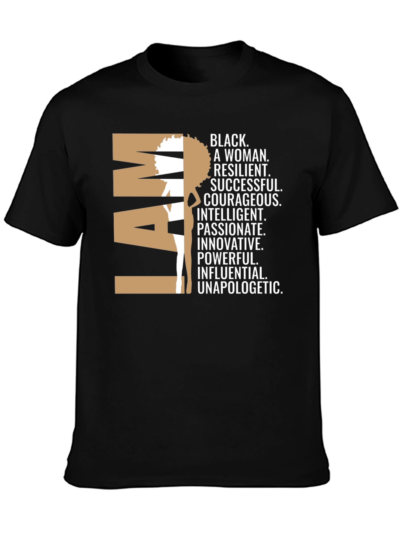 Camiseta I AM Black Woman - Empoderamiento Femenino