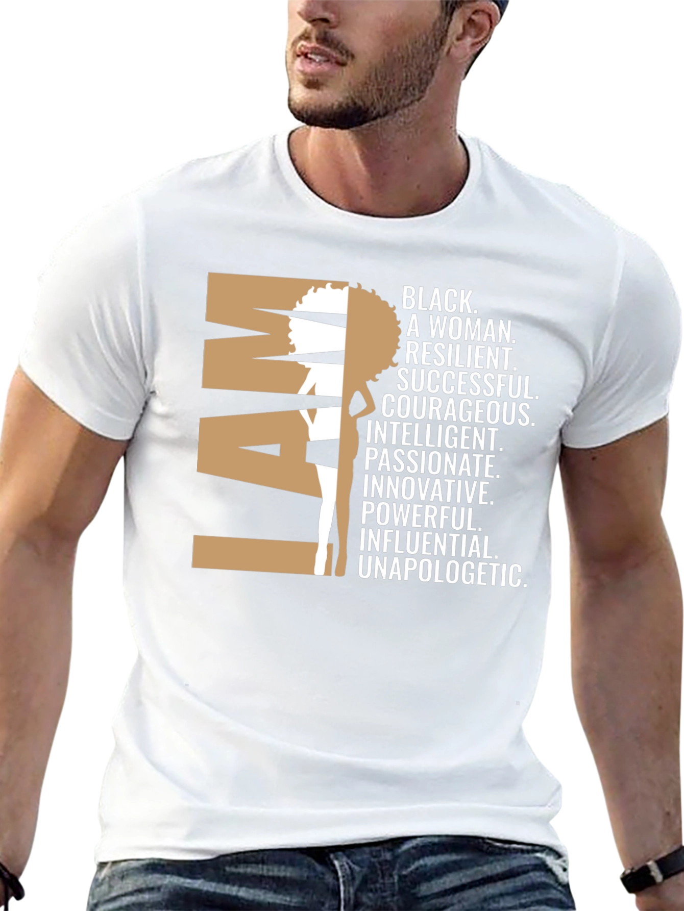 Camiseta I AM Black Woman - Empoderamiento Femenino