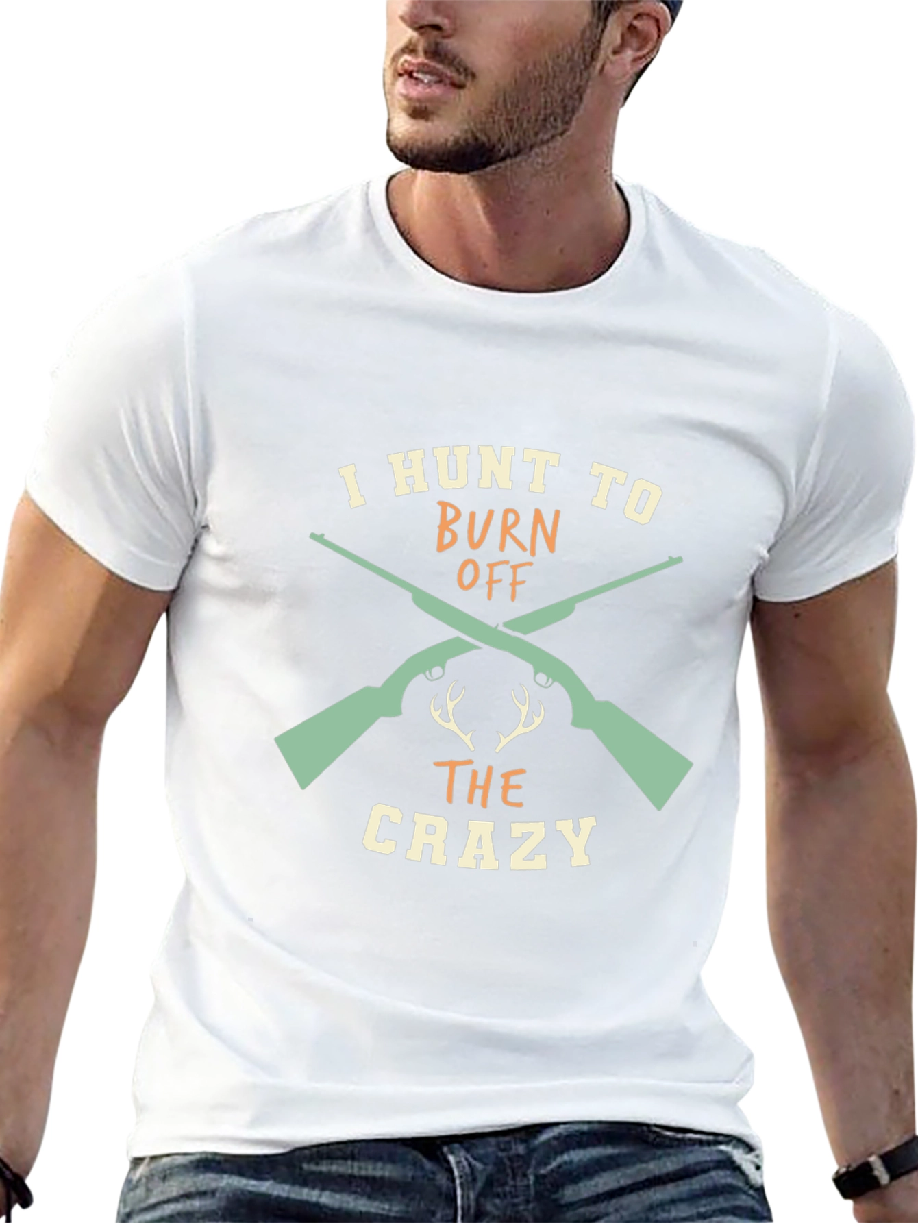 Camiseta Negra I Hunt to Burn Off The Crazy