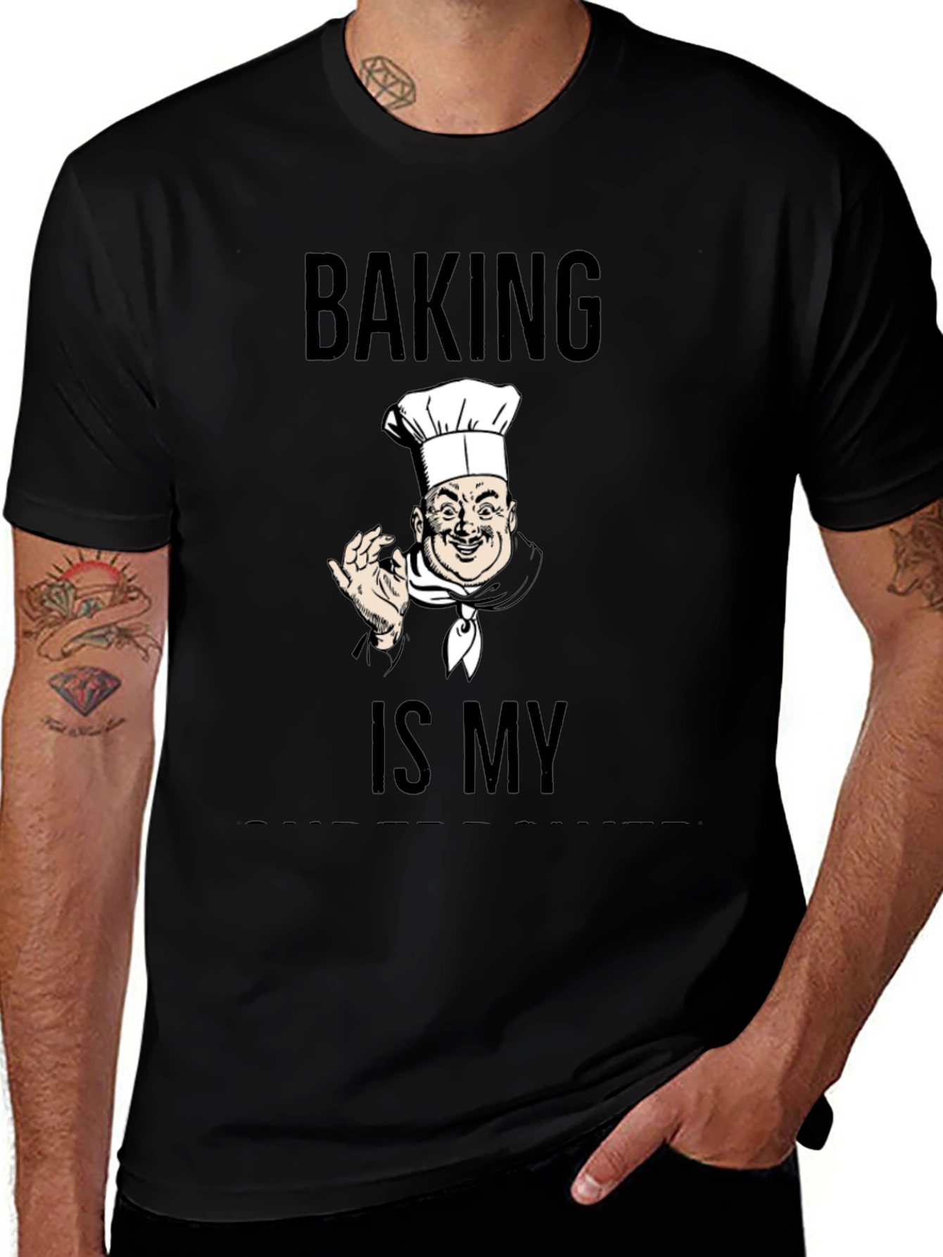 Camiseta Negra: Horneando es lo Mío