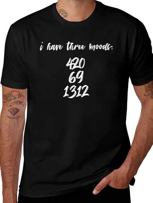 Camiseta Humor Tres Estados de Ánimo