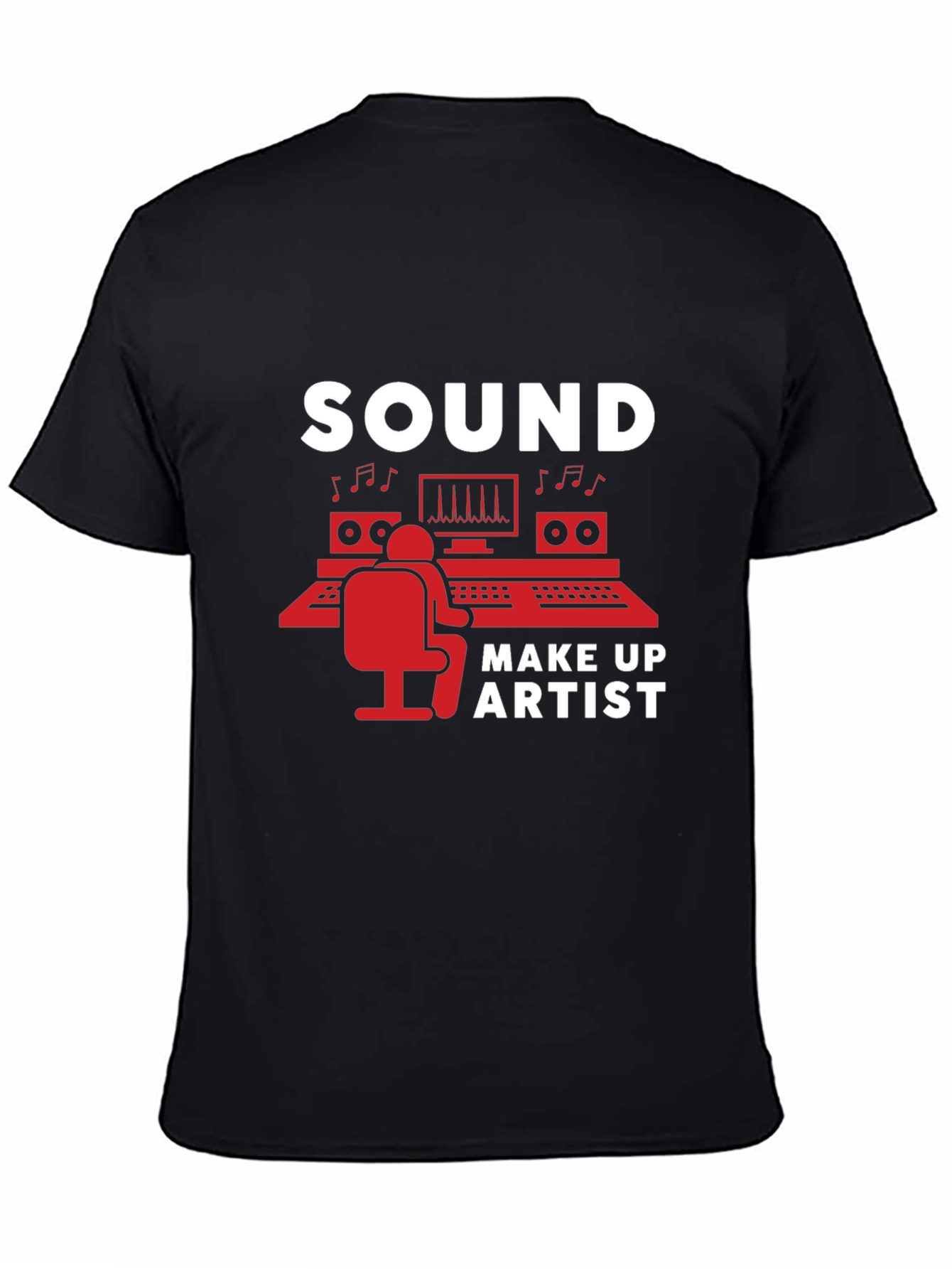 Camiseta Negra Sound Make Up Artist