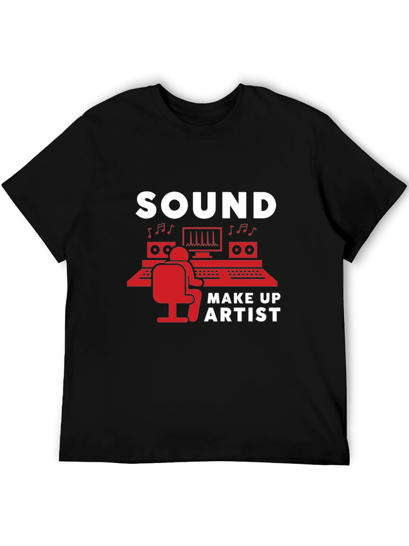 Camiseta Negra Sound Make Up Artist