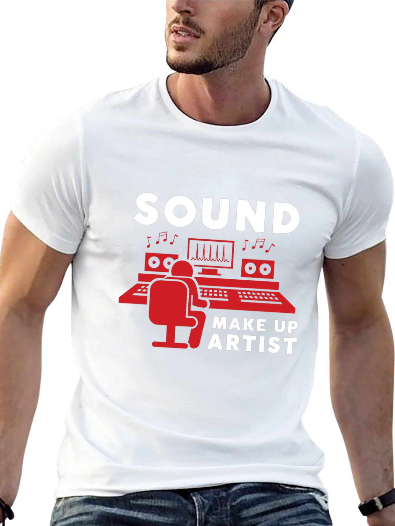 Camiseta Negra Sound Make Up Artist