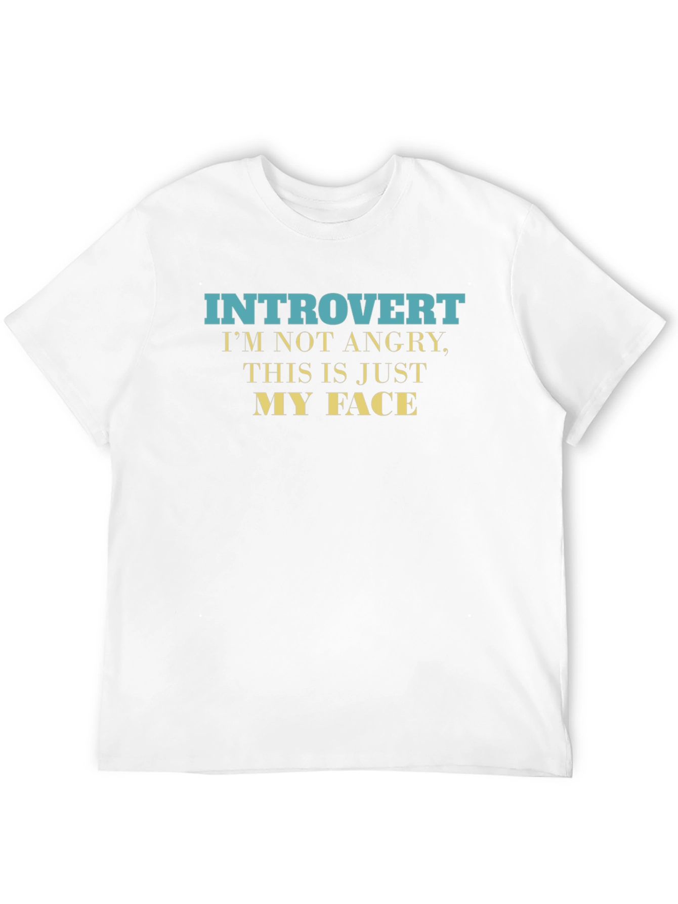 Camiseta Introvertido: No Estoy Enojado Es Mi Cara