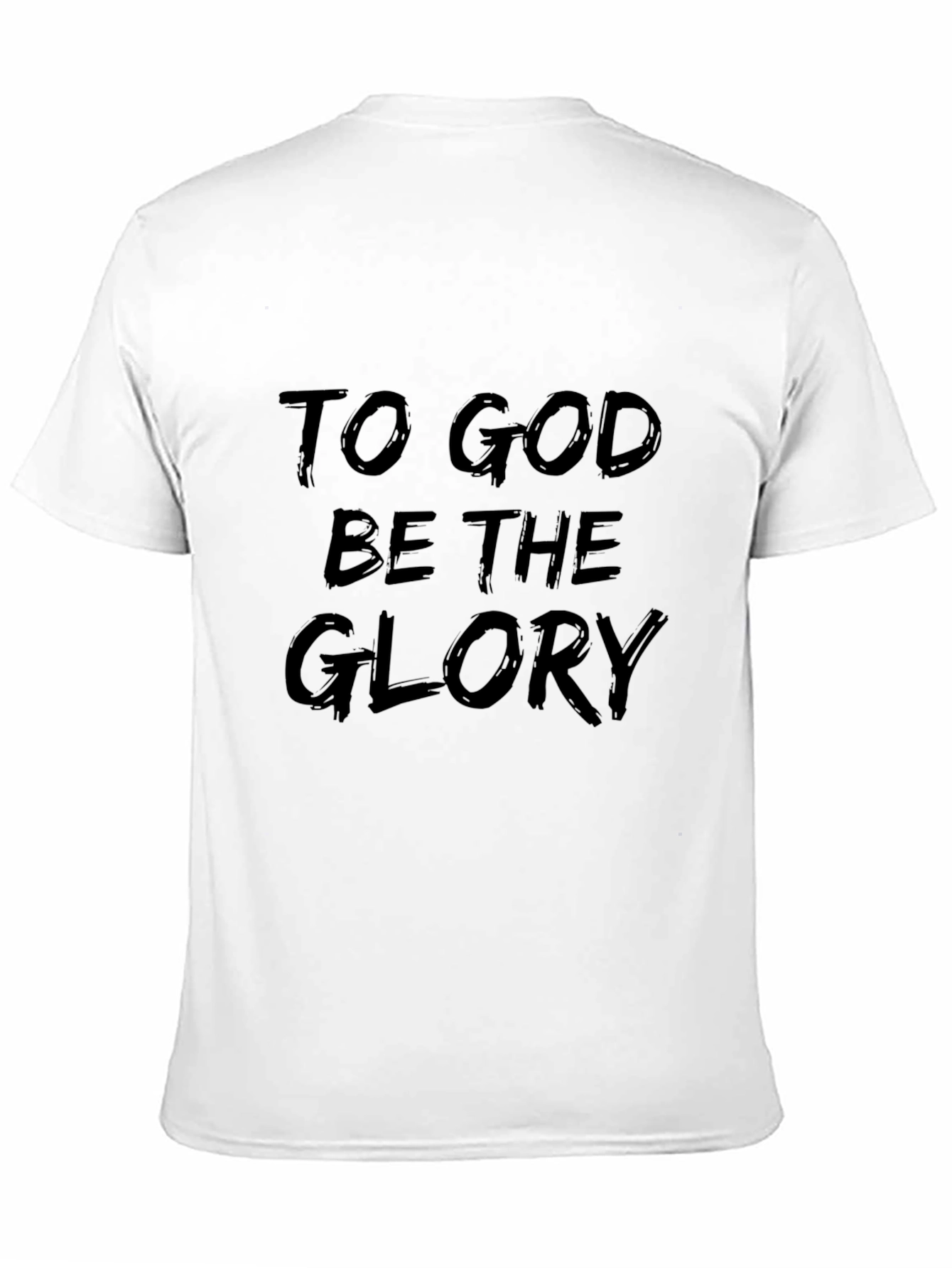 Camiseta Negra: A Dios Sea La Gloria